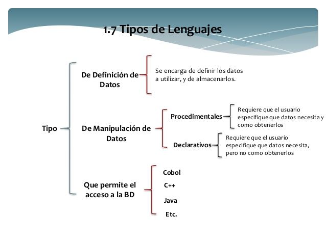 UNIDAD 1:SISTEMAS GESTORES DE BASE DE DATOS