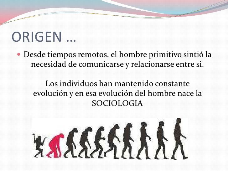 SOCIOLOGÍA Y SU HISTORIA