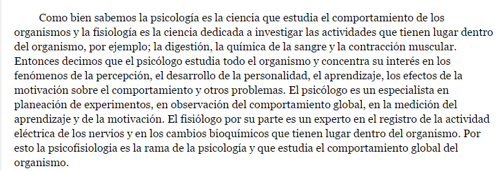 aportes de la filosofía, fisiología y biología a la psicología