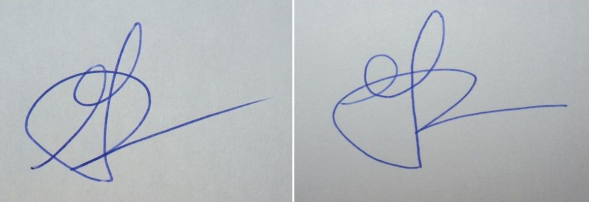 Métodos para falsificación de firmas