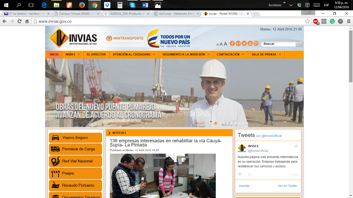 Entidades de control y coordinación del transporte automotor por carretera (Her)