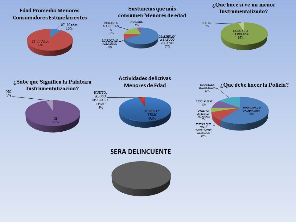 Factores que Influyen en la Instrumentalización de menores de edad para cometer Delitos Cuadrante 94