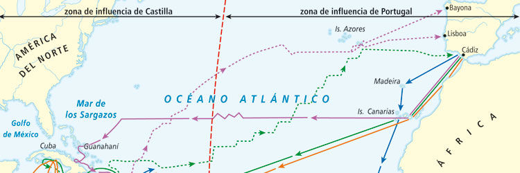 Los grandes descubrimientos geográficos: el Imperio americano