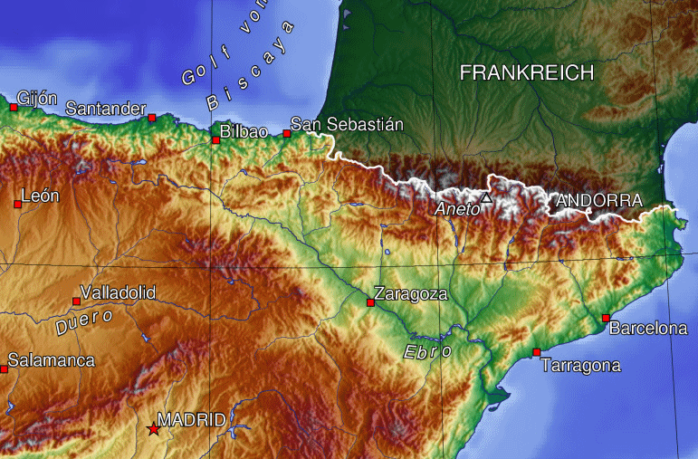 El relieve, el clima y los ríos de España