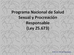 SALUD SEXUAL Y REPRODUCTIVA segun la Politica Nacional