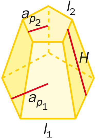 AREAS Y VOLUMENES DE CUERPOS GEOMÉTRICOS