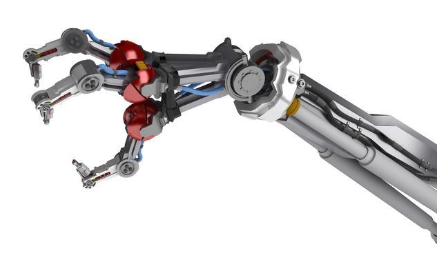 Elementos mecánicos y eléctricos para el movimiento de un robot
