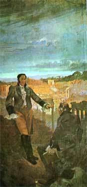 El Juramento en el Monte Sacro de Roma
