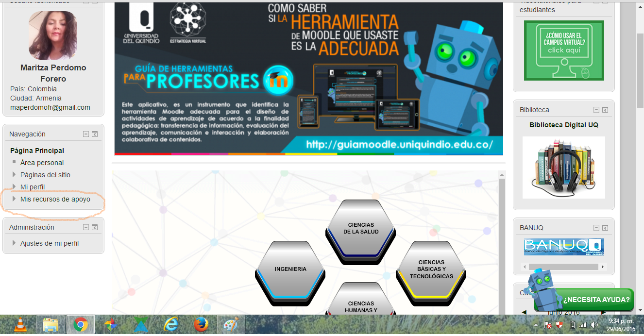 PLATAFORMA EDUCATIVA MOODLE