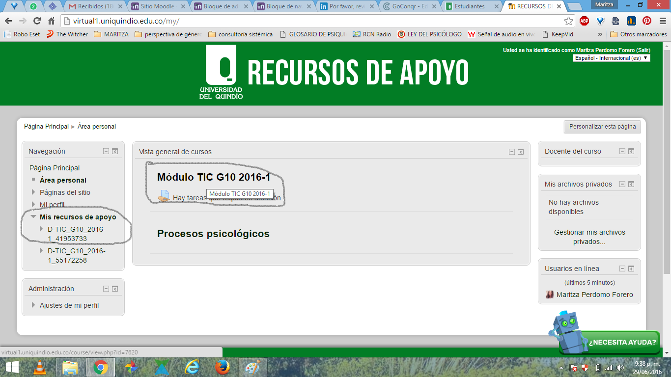 PLATAFORMA EDUCATIVA MOODLE