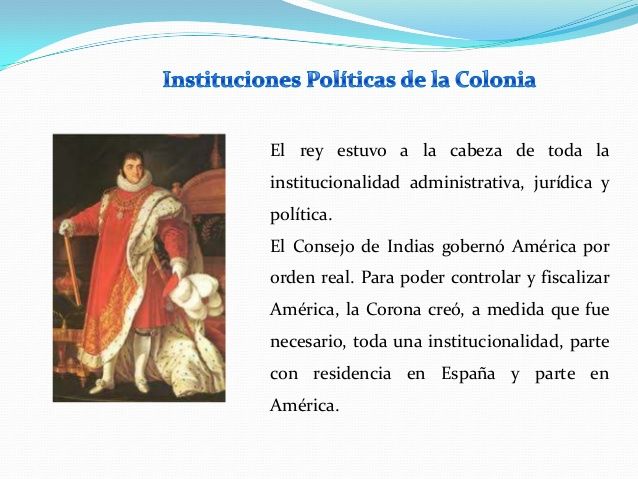Gobierno y administración colonial
