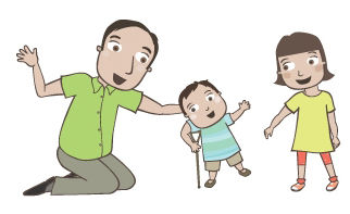 Familias que tienen hijos discapacitados discapacidad familia