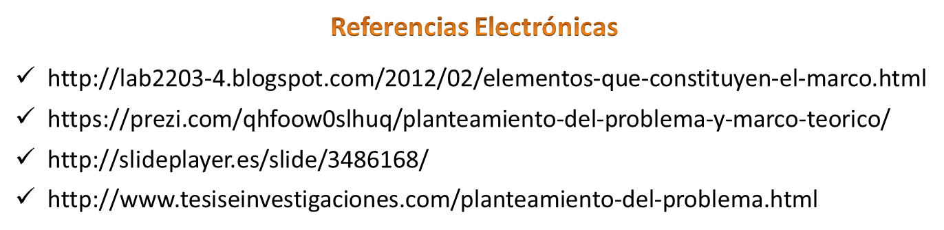 Relación entre el Problema y el Marco Teórico de una Investigación