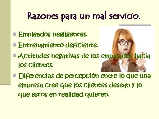 LA CALIDAD DEL SERVICIO EN EL VENDEDOR