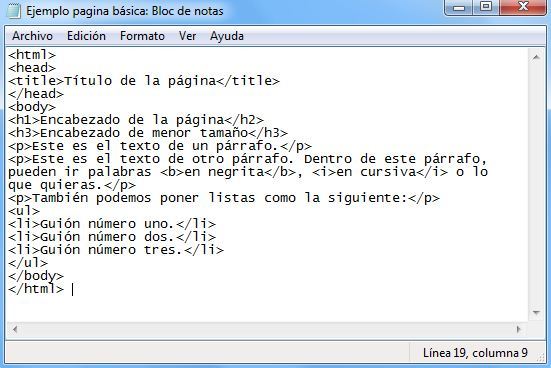 Introducción a HTML.