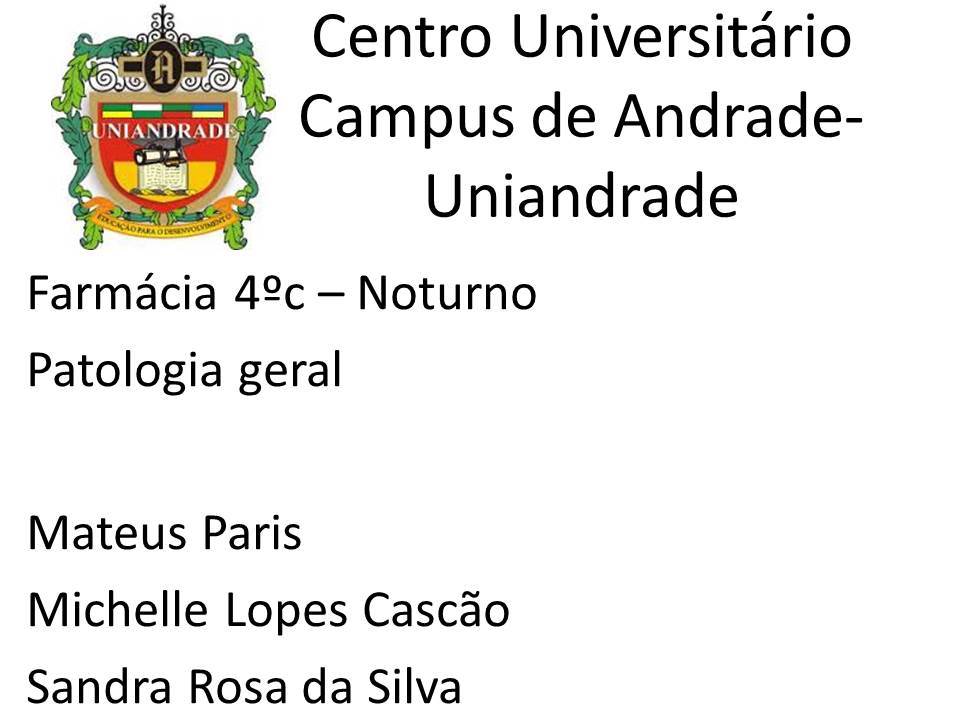 Agente etiologico