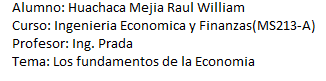 LOS MERCADOS Y EL ESTADO EN UNA ECONOMIA MODERNA