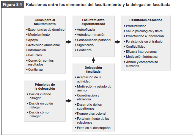 CAPITULO 8: Facultamiento y delegación