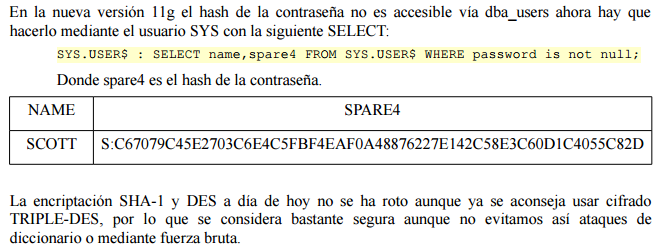Seguridad en Oracle y Autenticación de Usuarios