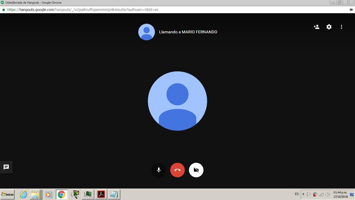 MI EXPERIENCIA EN HANGOUTS