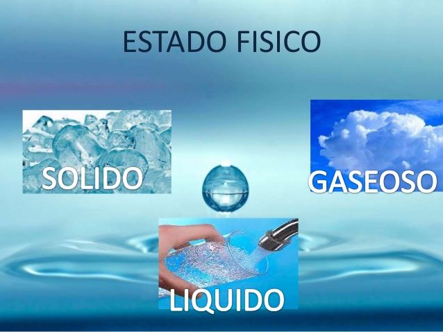 Los estados del agua en la naturaleza