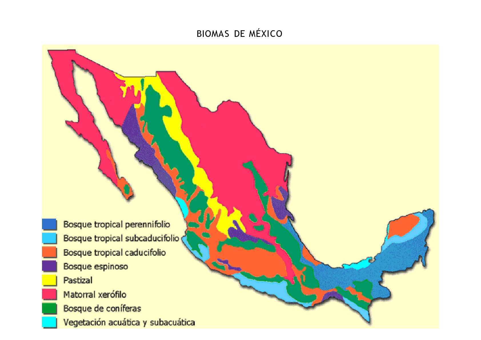 Regiones y recursos naturales de mexico