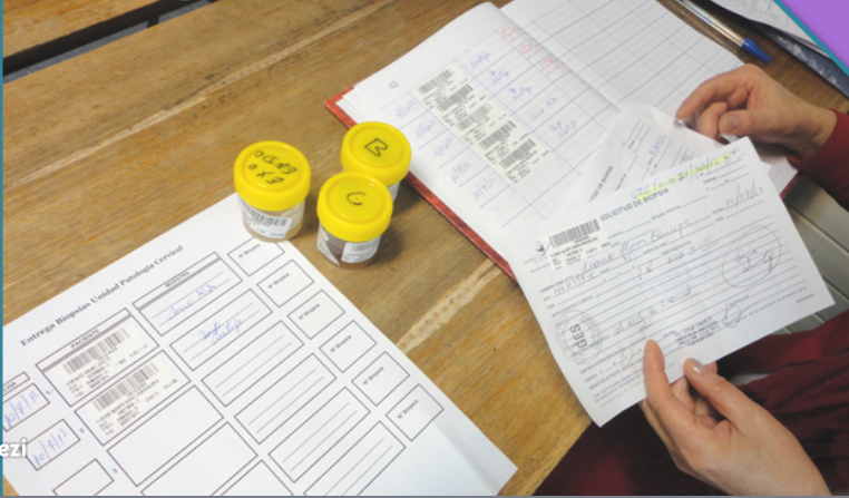Recepción de frascos,Matriculación de pedidos, Codificación para frascos y pedidos de exámenes Histopatológicos