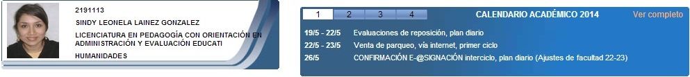 Opciones y funciones del Portal de Estudiantes URL