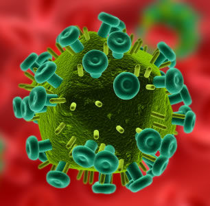 Infecção do vírus HIV no corpo