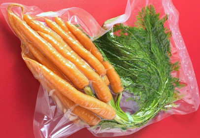 Método de conservación de alimentos por método de Envasado al vacío.