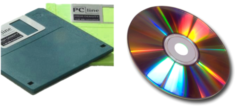 Disquete y CD