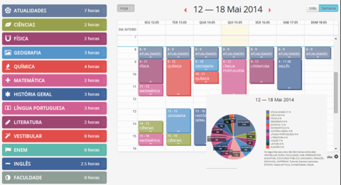 Exemplo de Calendário Online