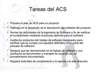 Tareas del ACS