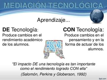 mediacion tecnologica e innovacion tecnologica en el contexto educativo