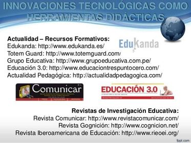 mediacion tecnologica e innovacion tecnologica en el contexto educativo