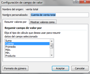 Tablas dinámicas Excel