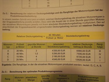 4. Deckungsbeitragsrechnung (Teilkostenrechnung)