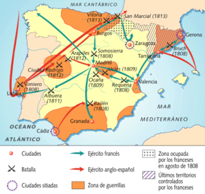 FASES GUERRA INDEPENDENCIA