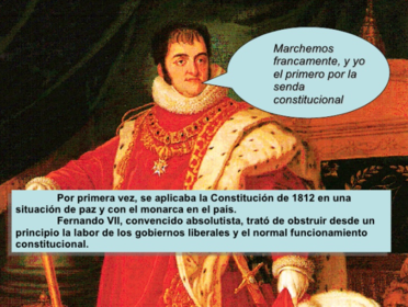 Fernando VII acata la Pepa