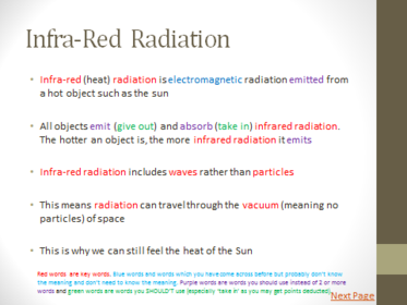 GCSE - AQA: P1.1 Heating and Cooling