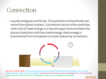 GCSE - AQA: P1.1 Heating and Cooling