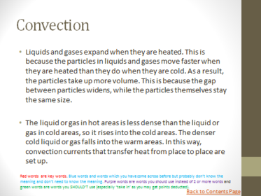 GCSE - AQA: P1.1 Heating and Cooling