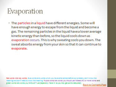 GCSE - AQA: P1.1 Heating and Cooling