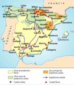 Geografía del Carlismo
