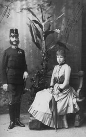Alfonso XII y María Cristina