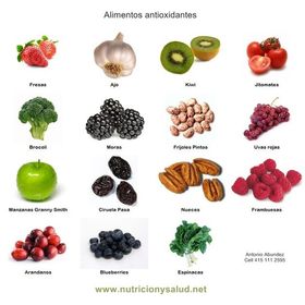 Antioxidantes más conocidos y utilizados: