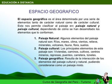 dibuje paisaje geográfico y fisico