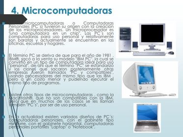 La computadora: clasificacion, partes y funcionamiento 2