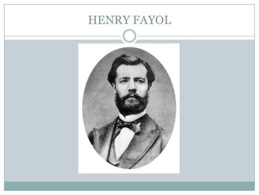 TEORÍA CLÁSICA DE LA ADMINISTRACIÓN (HENRY FAYOL)