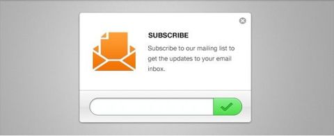 o E-mail de suscripción